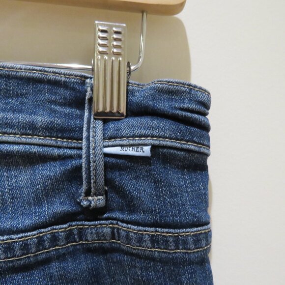 MOTHER The Hustler Ankle Fray Jeans in On The Edge - Size 26 - Picture 9 of 16